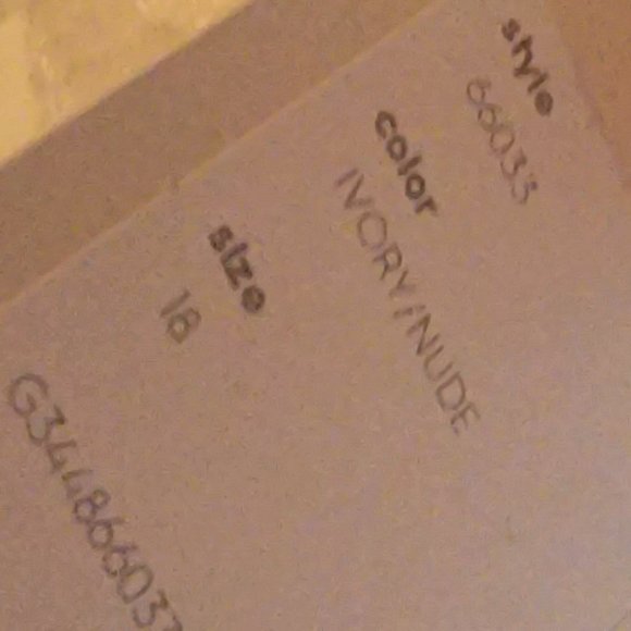 Lillian West Wedding Romper with Sheer Overlay Style 66033 - Picture 14 of 14